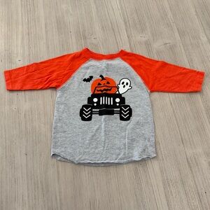 Halloween themed raglan tee